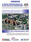 4� CURSO INTERNACIONAL de NOTES-W.I.D.E.R.- Barcelona
